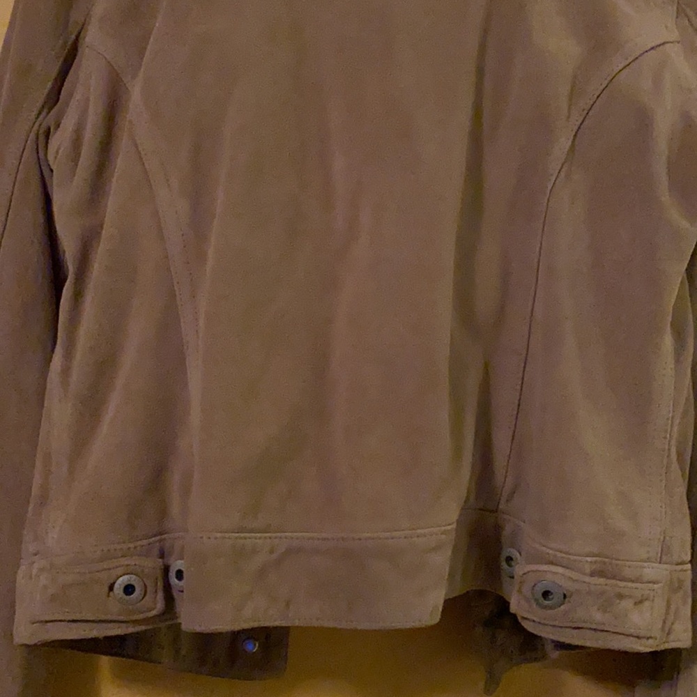 Cropped Suede Women’s Jacket - image 3